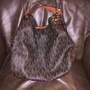 Michael Kors Brown Leather Tote